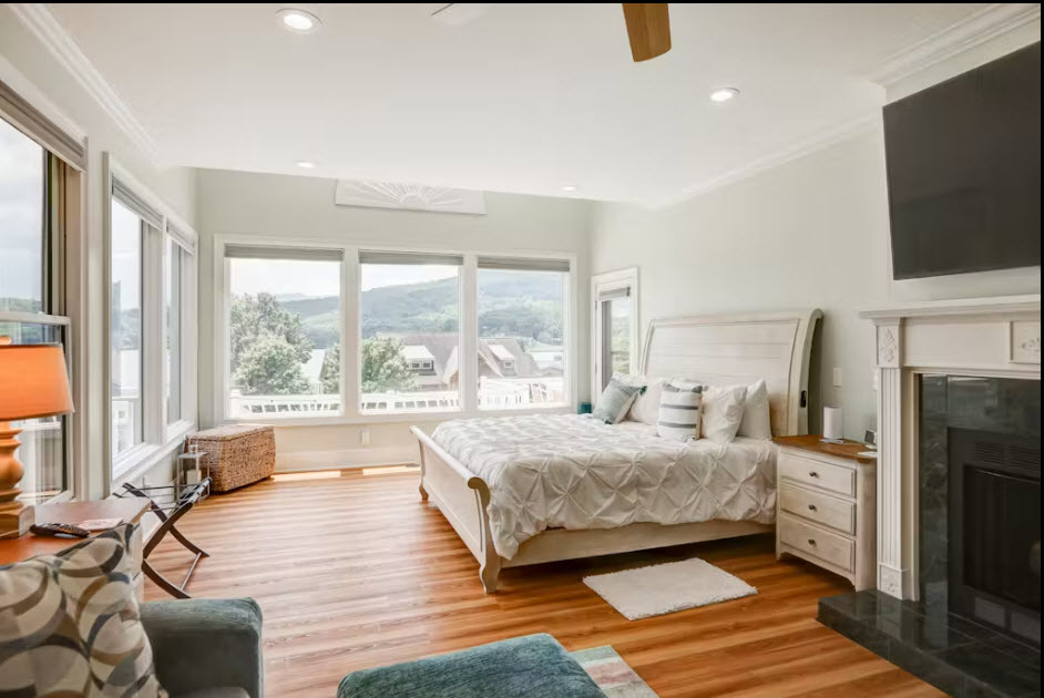 Mountain Lake House Bedroom